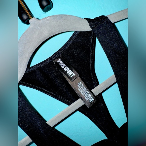 PINK Sports Bra in Black - Worn twice : Size M - Picture 1 of 3